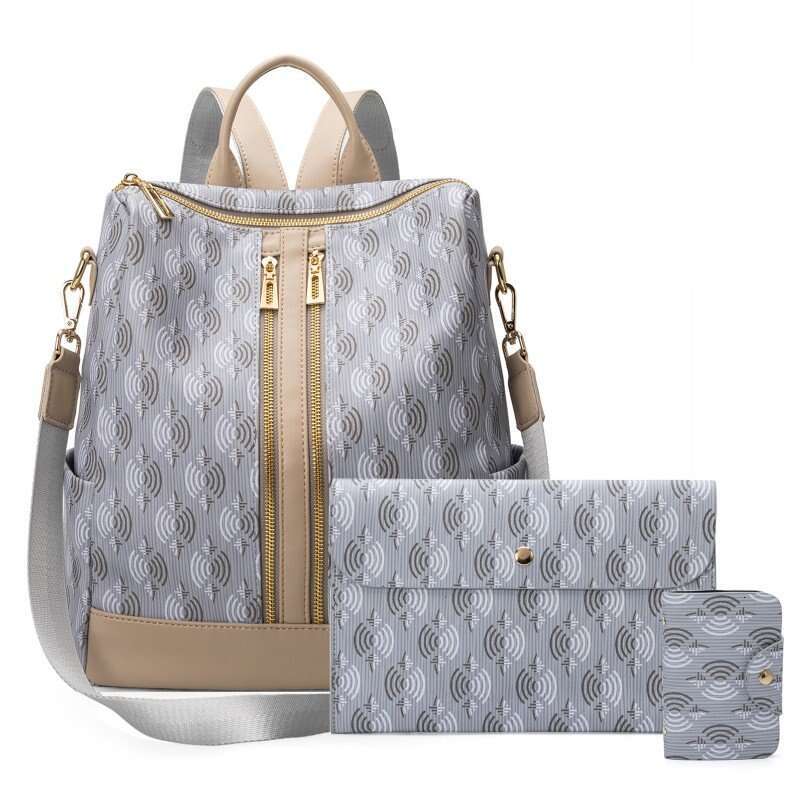 Lacel Urwebin The Versatile Backpack Offers Ample Storage, While the Matching Wallet and Pouch Keep Essentials Organized.