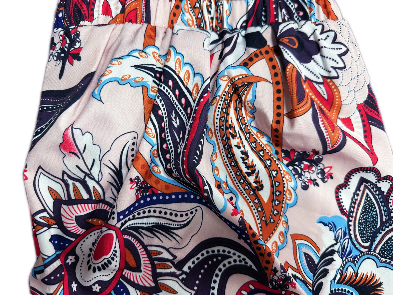 Womens Summer Printed Resort Style Tube Top 250807