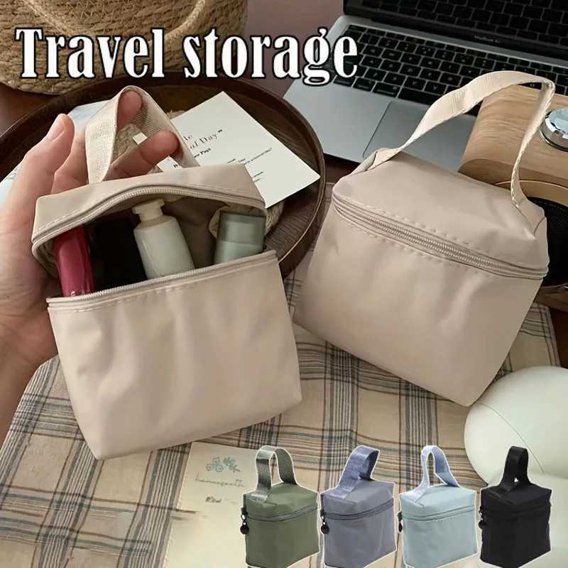 Travel Cosmetic Bag for Wen Simple Ins Cosmetic Nyl Handbag Organizer Makeup Bags Storage Pouch for Purse Fem Makeup Case Y250808