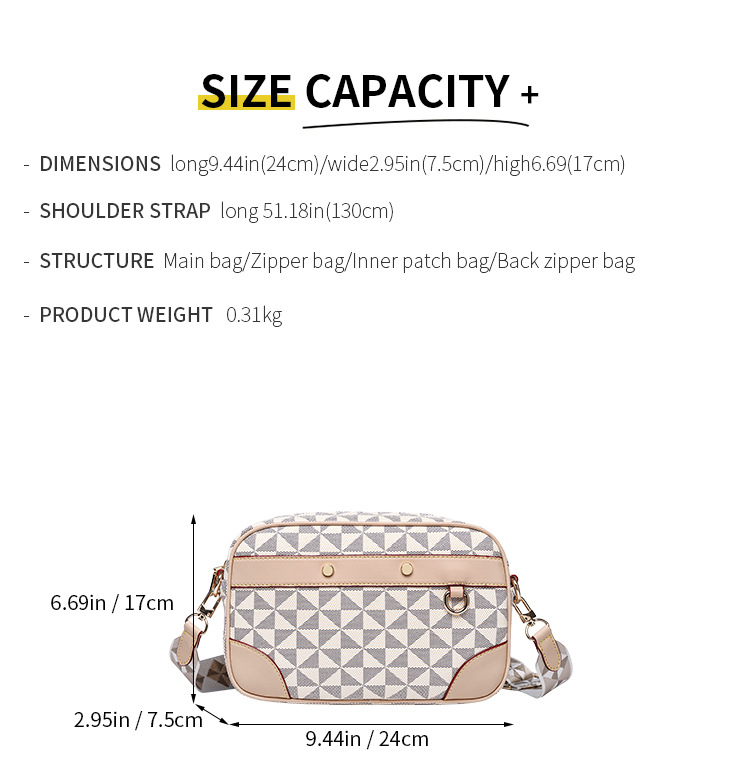 Lacel Urwebin Designer bag for women Shoulder bags Trendy Small Square Fashionable Wide Strap Underarm Large Capacity Crossbody Bag
