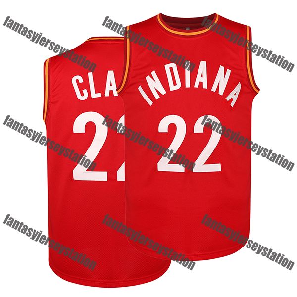 Men's 22 Embroidered Black Basketball Clark Jersey - Breathable Stretchy Sleeveless Sports Uniform for Training, Competition Parties