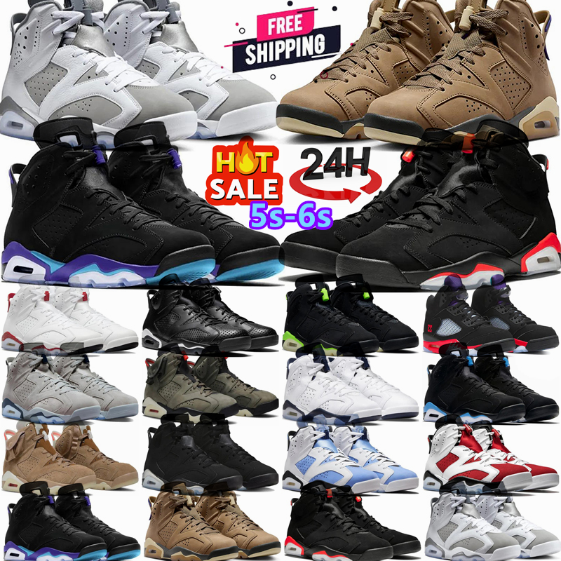 Designer 5 5S UOMINI SCARPE DI BASKEBLE 6 6s Raging Georgetown Toro Bravo Bull black Fire Fire Giallo Metallico Reinventato Ticket Burgundy Olive Sail Sneakers