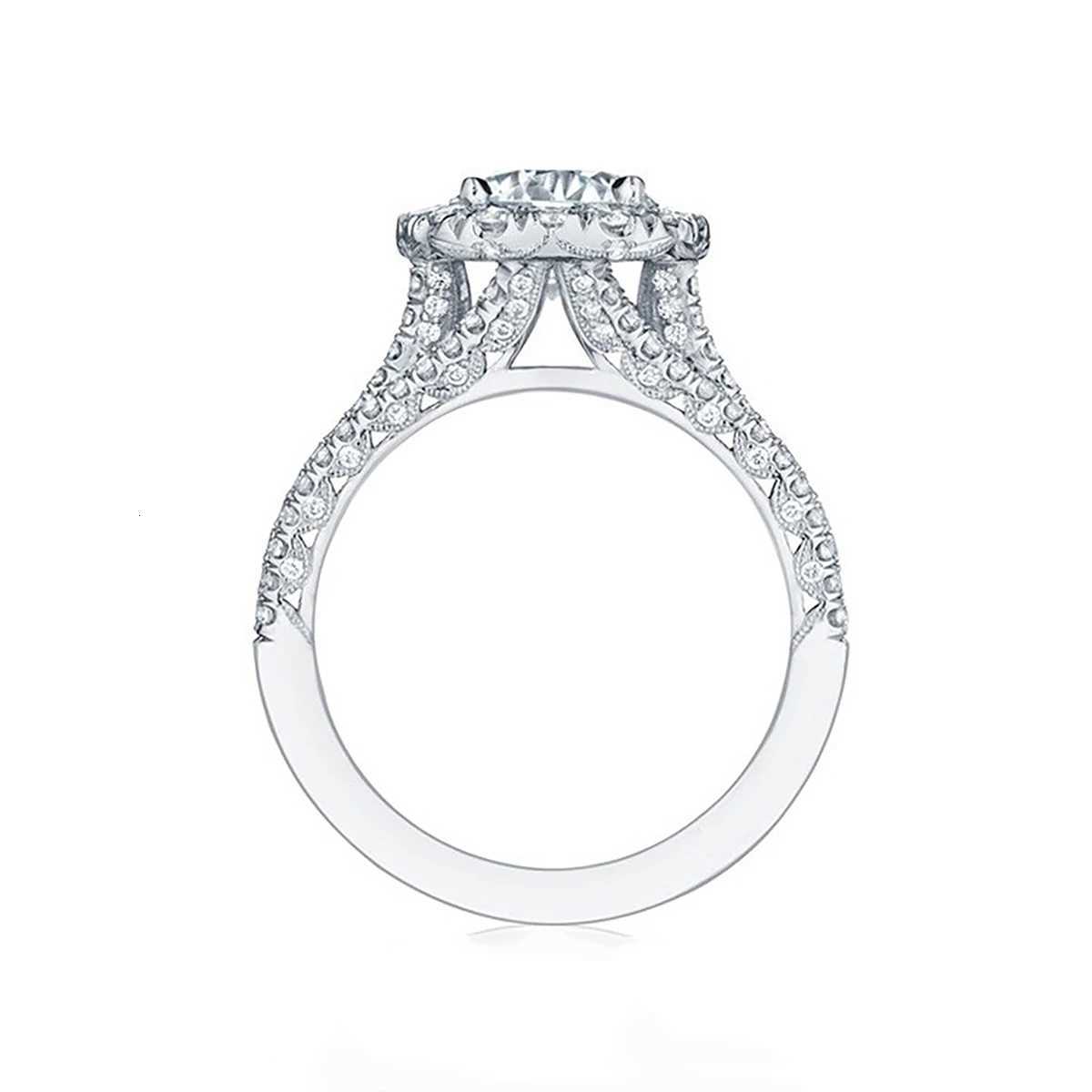 Moonso Arrival Luxury Gold Silver Color Engagement Ring for Women Anniversary Gift Jewelry Wholesale R8444b Y250808