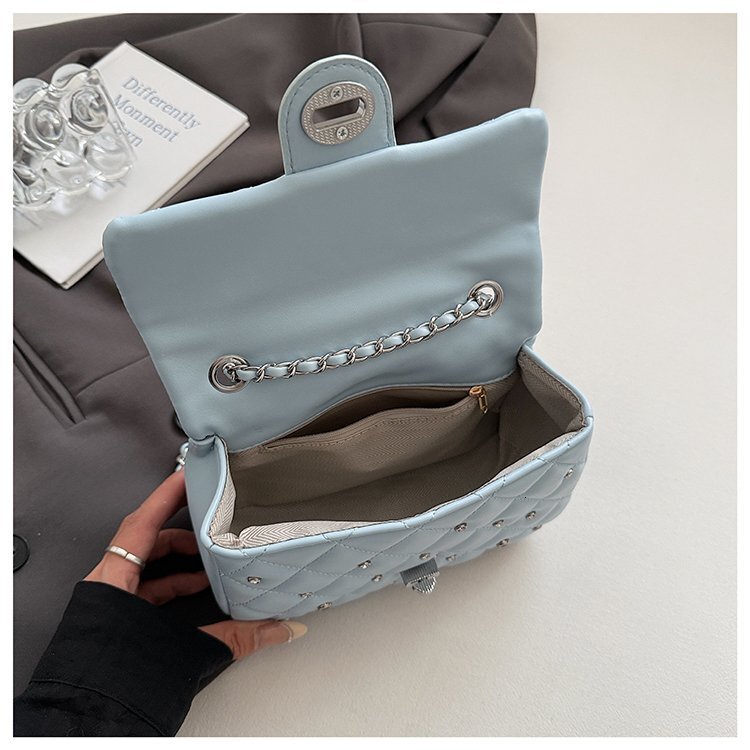 Luxury Brand Designer Bag Quilted Small Square Bag Adjustable Chain Crossbody Small Backpack 2025 New Fashion Cute Women's Bag