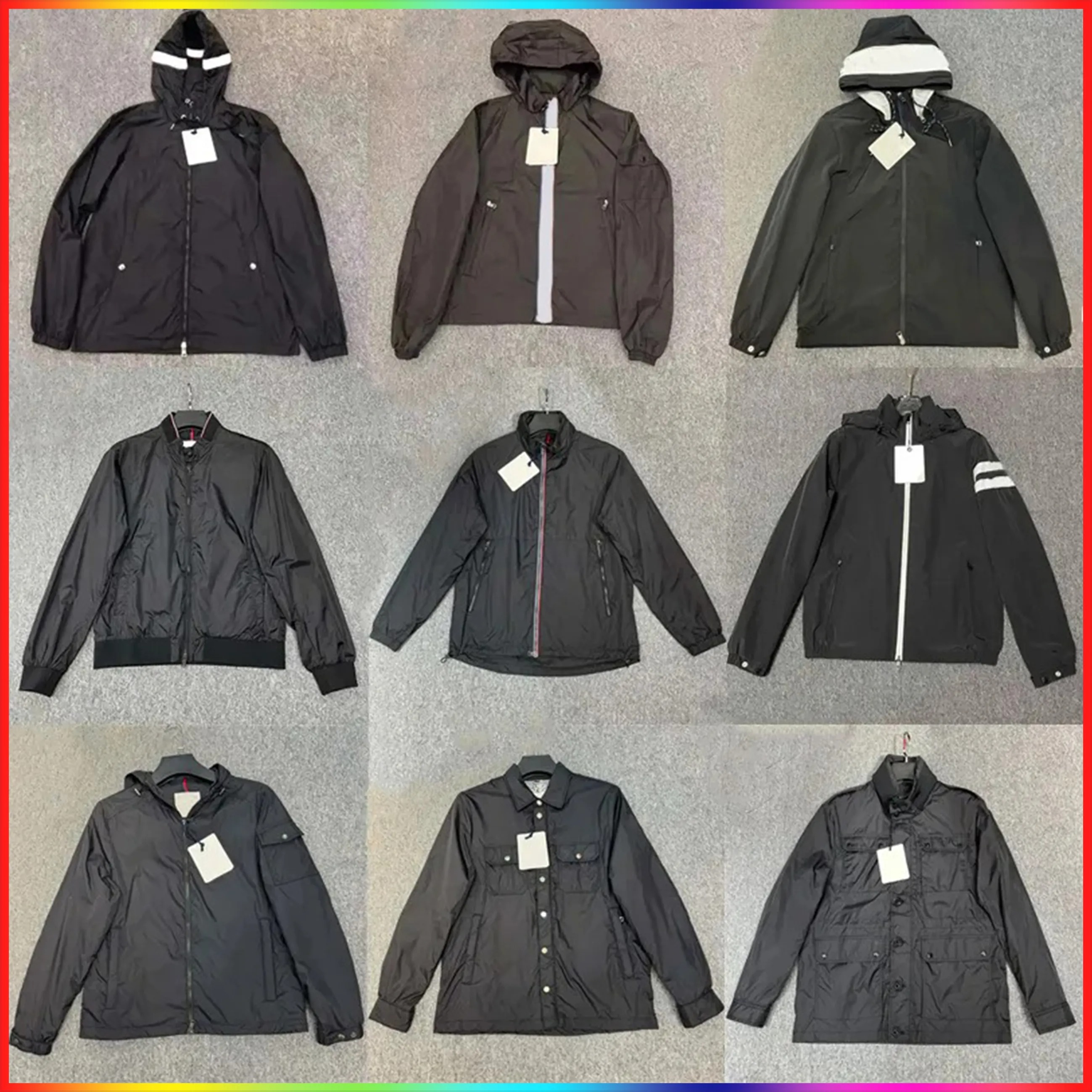 Jacket windbreaker mens hoodie varsity jacket mens women designer windbreaker hoodie waterproof spring and autumn hooded sports windbreaker sportswear jackets