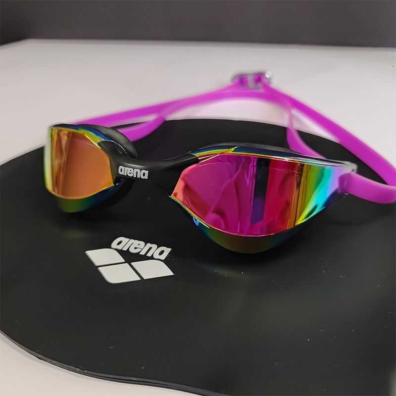 Arena Waterproof and Anti Fog Racing Professional High Definition Swimming Goggles UV400 Competition Training Swimming Equipment Z250808