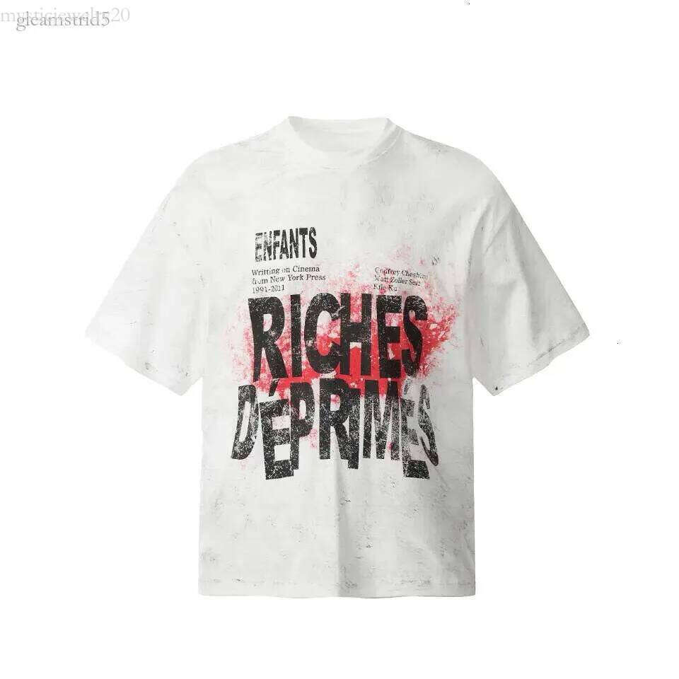 erd shirt enfants riches deprime t shirt Mens T Shirts ERD Printed cleanfit Short Sleeve T-shirt Men Women Top Loose Large Style Tee 76a
