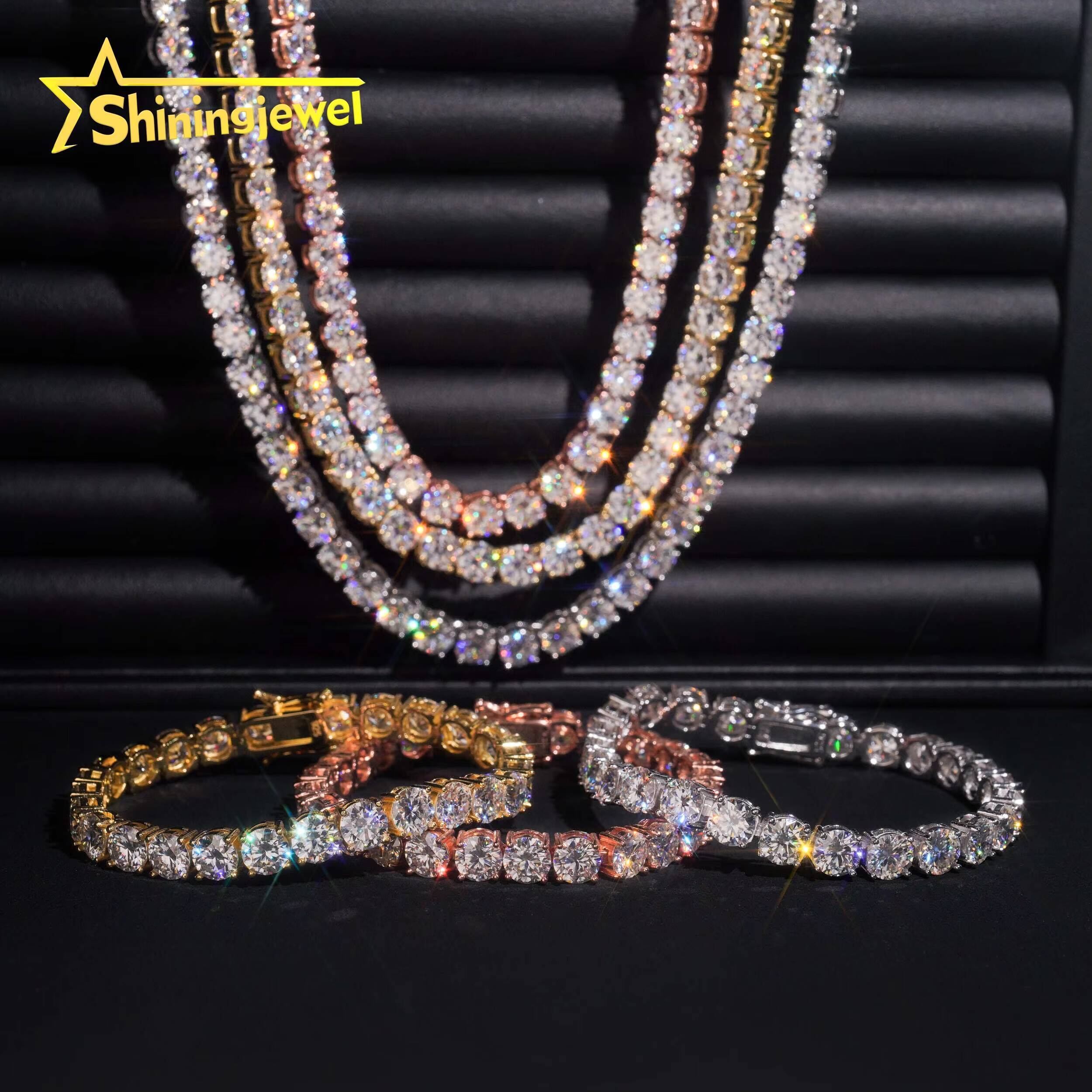 New Design Trendy Personal Luxury Men Jewelry 18MM S925 Iced Out Hip Hop Fancy Cut Lab Moissanite Diamond Miami Cuban Link Chain