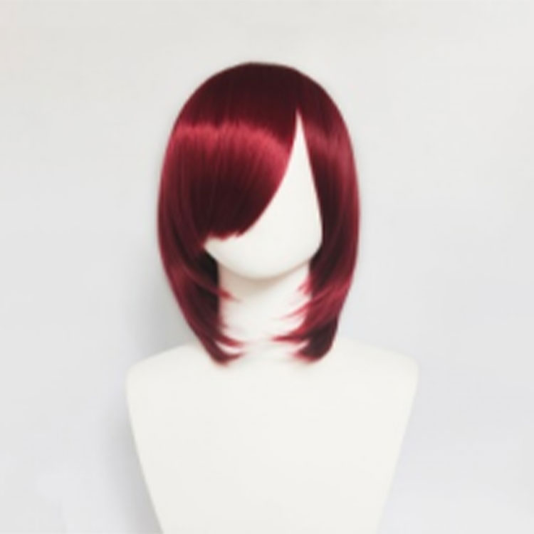 Fashionable Dark Brown Cosplay Wig Featuring Realistic Strands & Stylish Air Styled Fringe