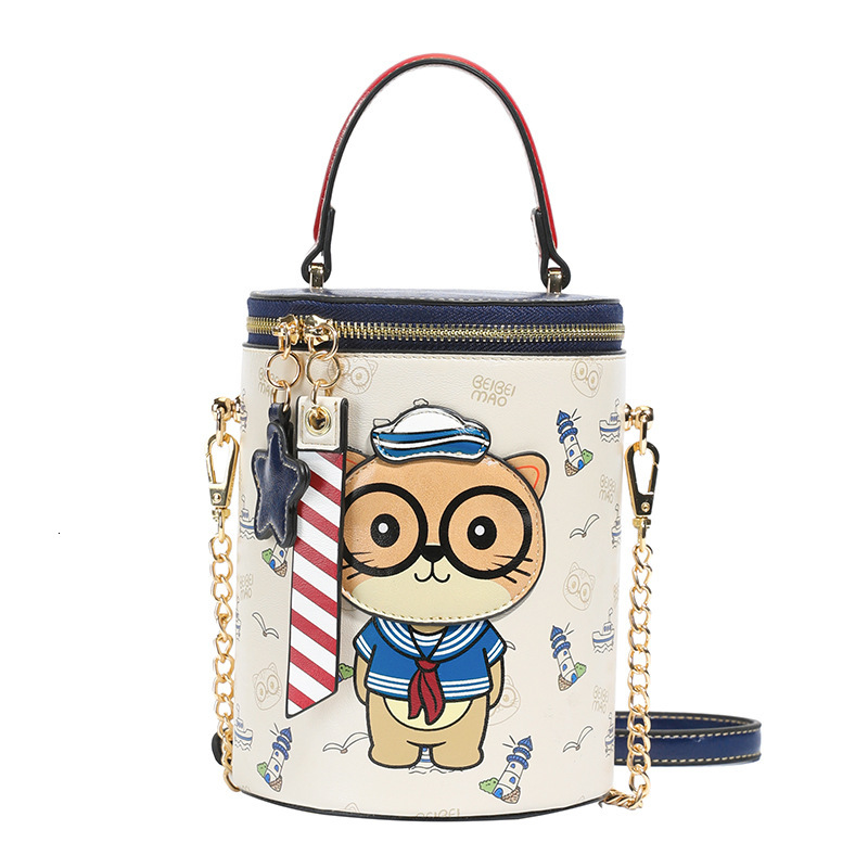 New Cartoon Cat Design Handbag Trendy Women's Crossbody Shoulder Bag ddmymoon