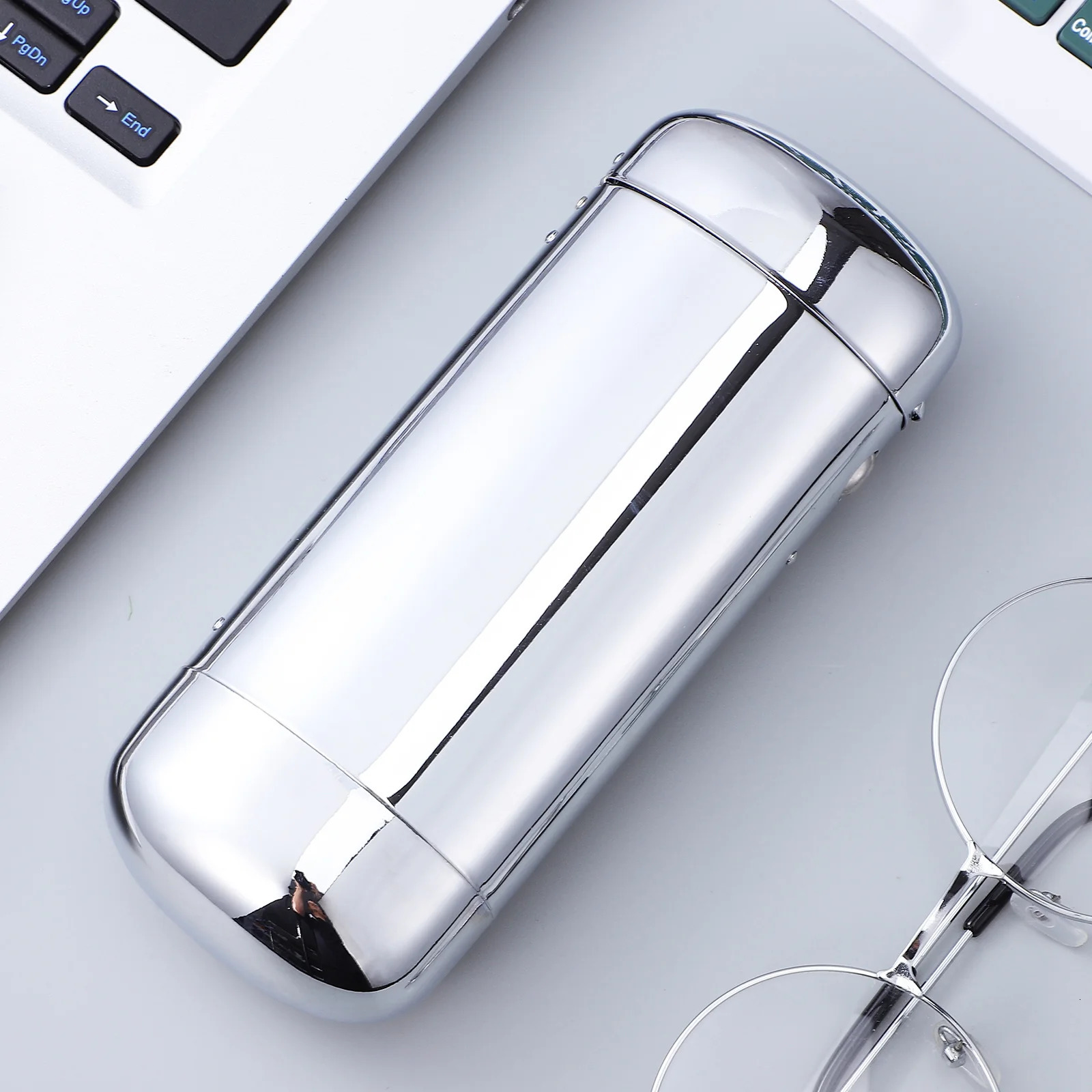 Elegant Painted Glasses Case Hard Slim Sunglasses Case Metal Eye Glass Holder for Eyeglasses Women Safety Protection for Pens 250806BJ