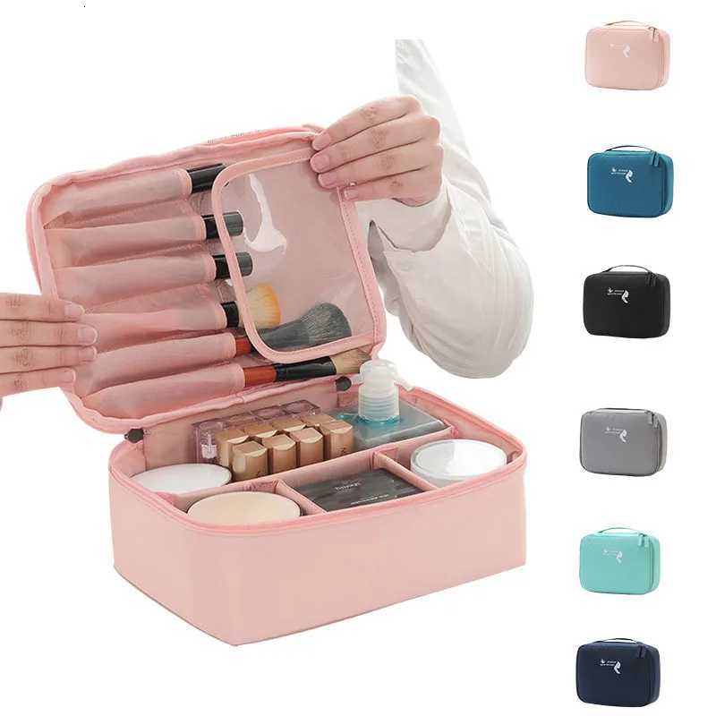 Makeup Bag For Men Toiletries Organizer Waterproof Travel Makeup Storage Pouch Fem Large Capacity Portable Cosmetic Case Y250808