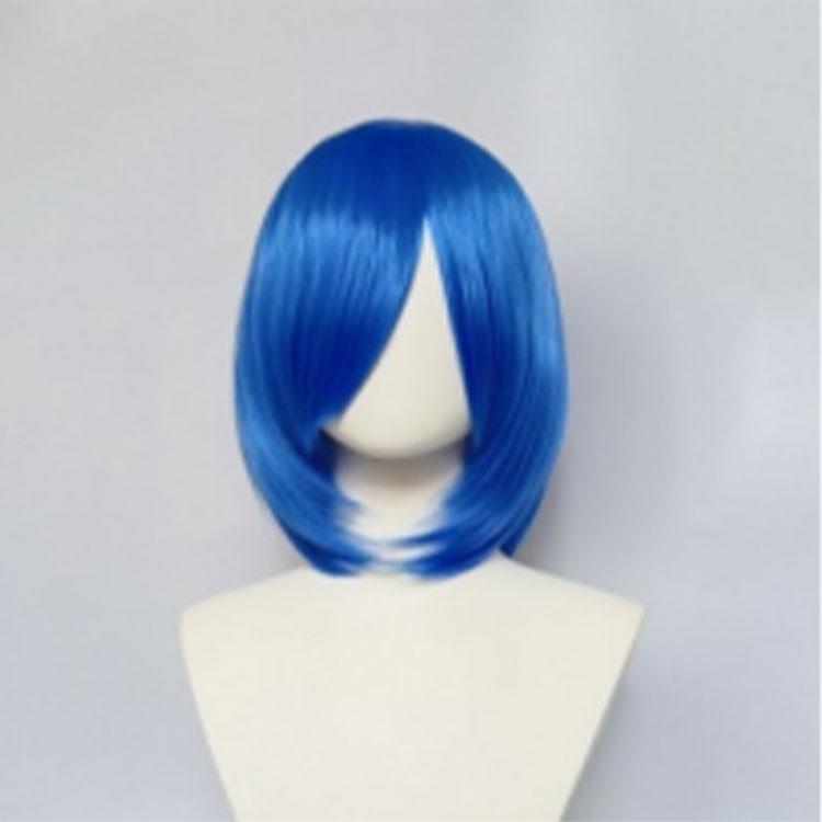Durable Wavy Human-Like Hairstyle Fiberglass Prosthetic Wig Suitable for Role Play