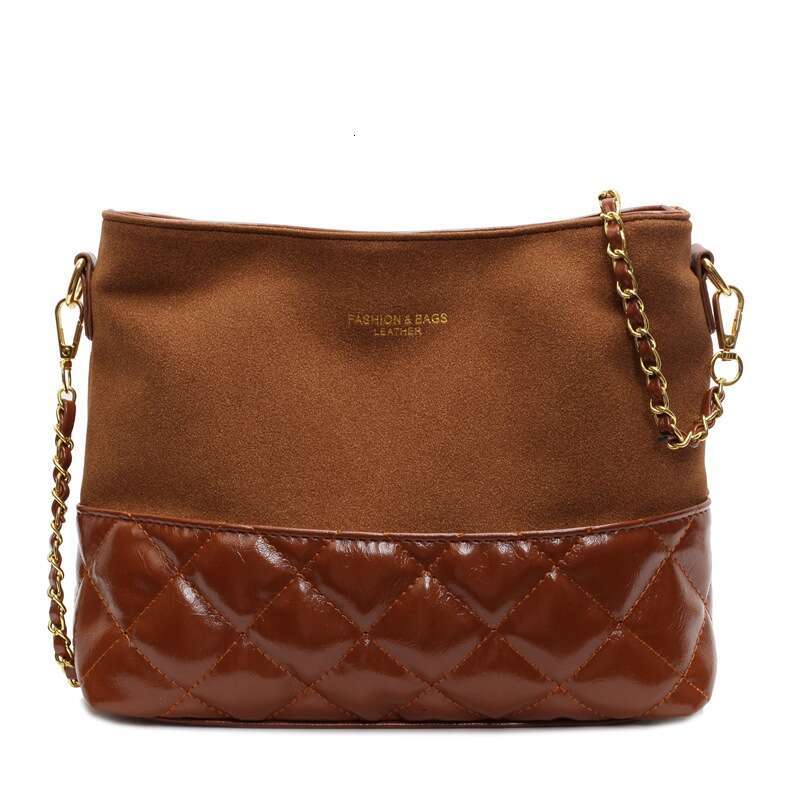 Chain Women's 2025 New Trend Simple Texture Crossbody Luxury Casual bags Color Block Designer Shoulder Underarm Bag