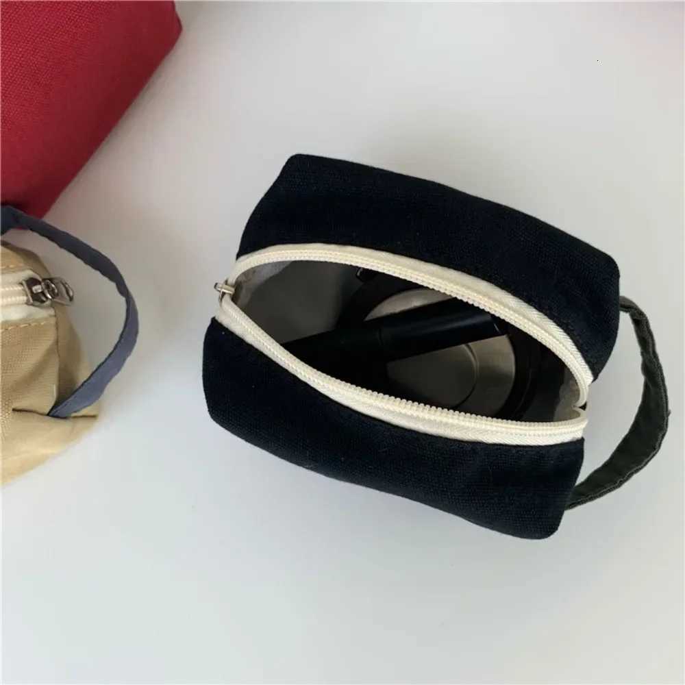 5 Korean Style Wen Cosmetic Bag Travel Organizer Storage Bag Canvas Make Up Case Pouch Small Large Tote Makeup Kit Pouch Y250808