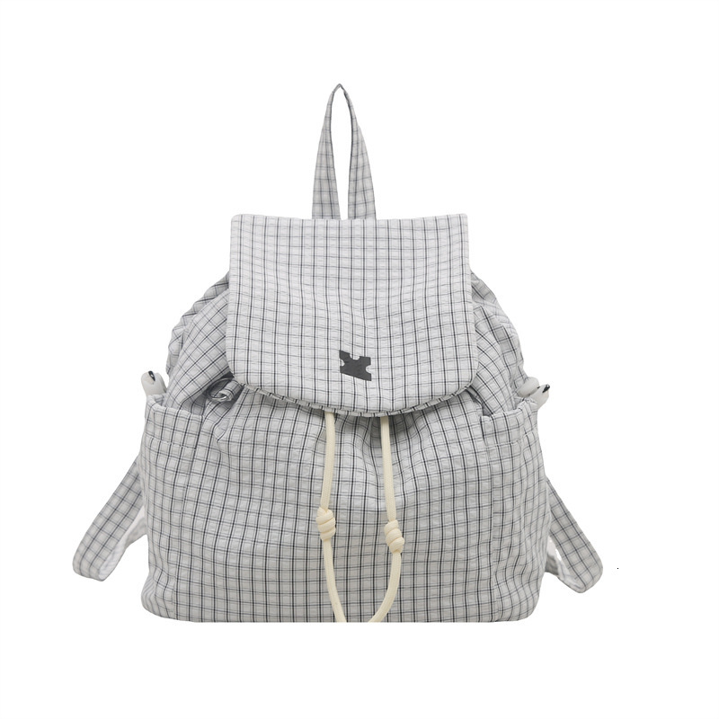 2025 Autumn New Women s Backpack Drawstring Fashion Large Capacity trend Backpack Autumn New Leisure Bag Puzzle Pattern Fashion Backpack New Designer 