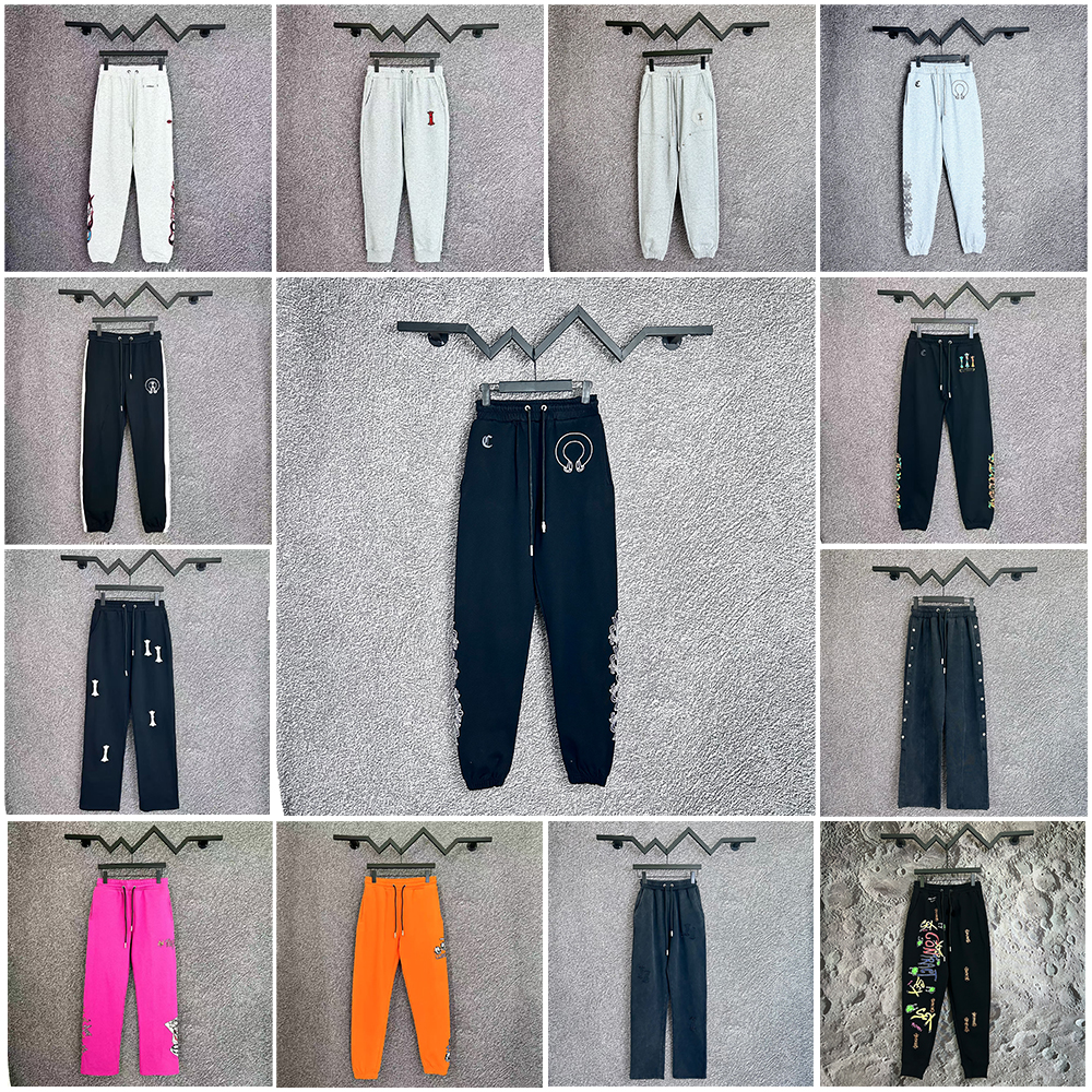 Designer Men Jeans For Men Chrom Jeans Men Pants Trousers Biker Cross Sanskrit Embroidery For Trend Cotton Fashion Jeans Chrom Jeans track pants