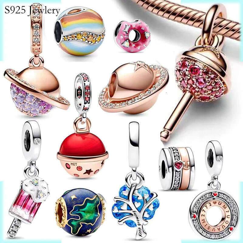 925 Sterling Silver Cosmic Theme Charms - Perfect Fit For Women's DIY Bracelets & Accessories