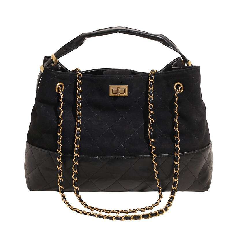 Color Block bags Single Shoulder Crossbody for Women, High-Quality Chain, Fashionable Luxury Commuter Designer Tote Bag Women, Chain, Women, Chain, Wo