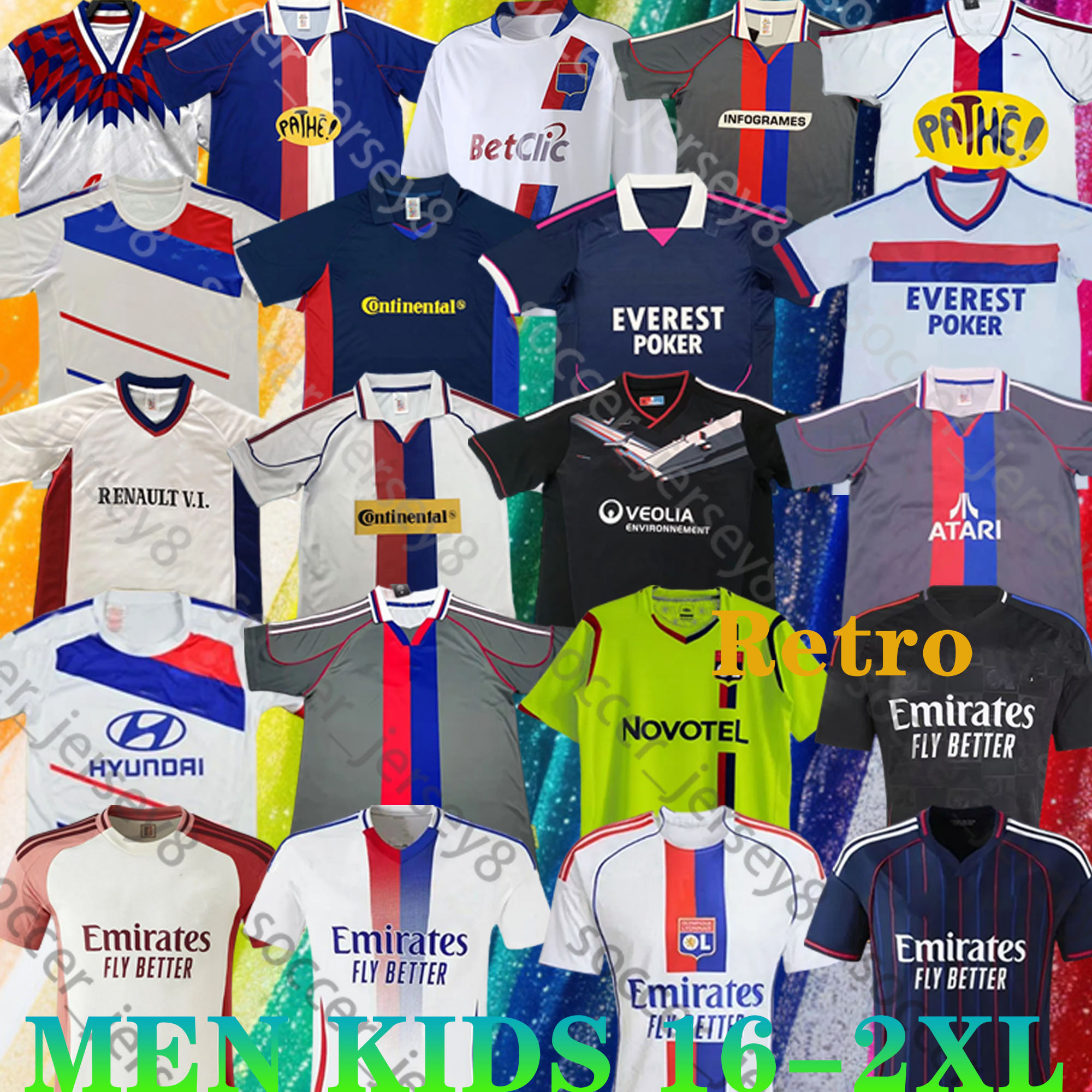 2025 2026 lyon Soccer Jerseys CHERKI 75-Year Anniversary MAIllotS de foot Lyonnais Olympique TRAORE BRUNO KUMBEDI OL AOUAR TRAORE 24 25 26 football shirt men kids kit