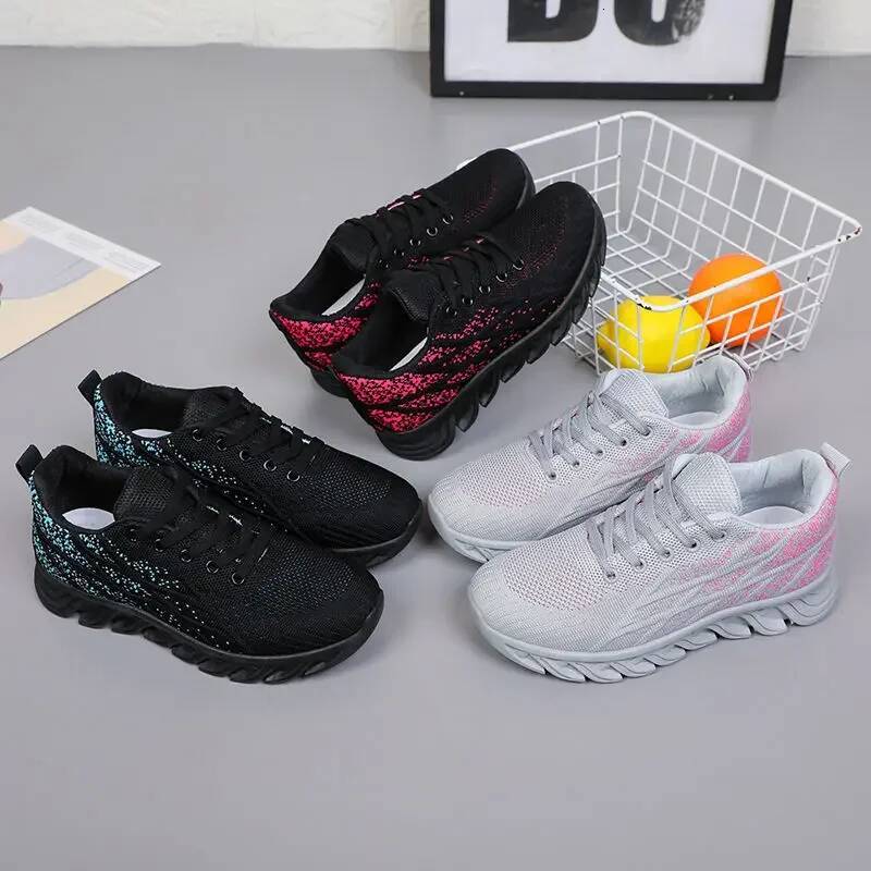 Gym Flat Women Footwear Ladies Shoes Lace Up Black Korean A Summer 2024 Light Designer Stylish And Low Price Promotion 39 ddmysaturn