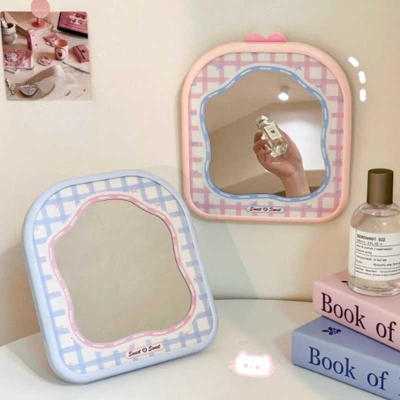 2025 Kawaii Cheese Makeup Mirrors for Women Room Decoration Cute Wall-mounted Mirror Japan Style Mini Portable Mirrors Wholesale Z250807