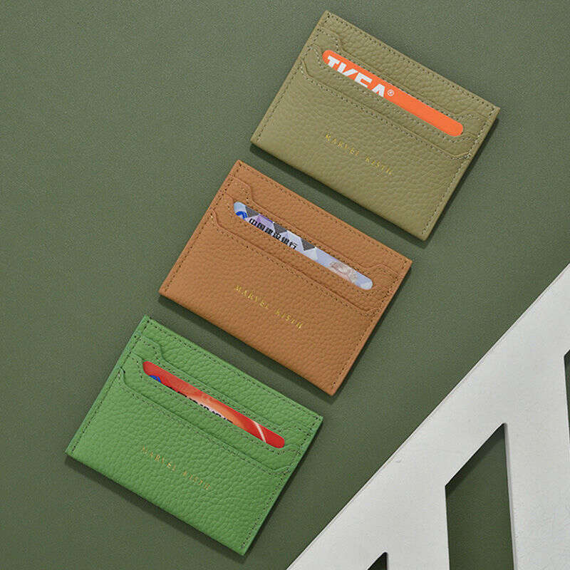 High-Value Texture Lightweight for Women, Compact and Portable Driver's License Clip, One-Piece Multi-Card Slot Ultra-Thin Card Holder