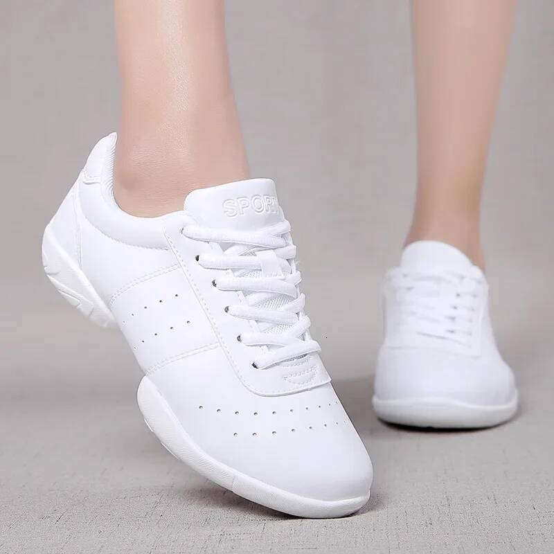 Dance Shoes Woman Ladies Modern Soft Outsole Jazz Sneakers Aerobics Breathable Lightweight Female Dancing Fiess Sport 2024 ddmysaturn
