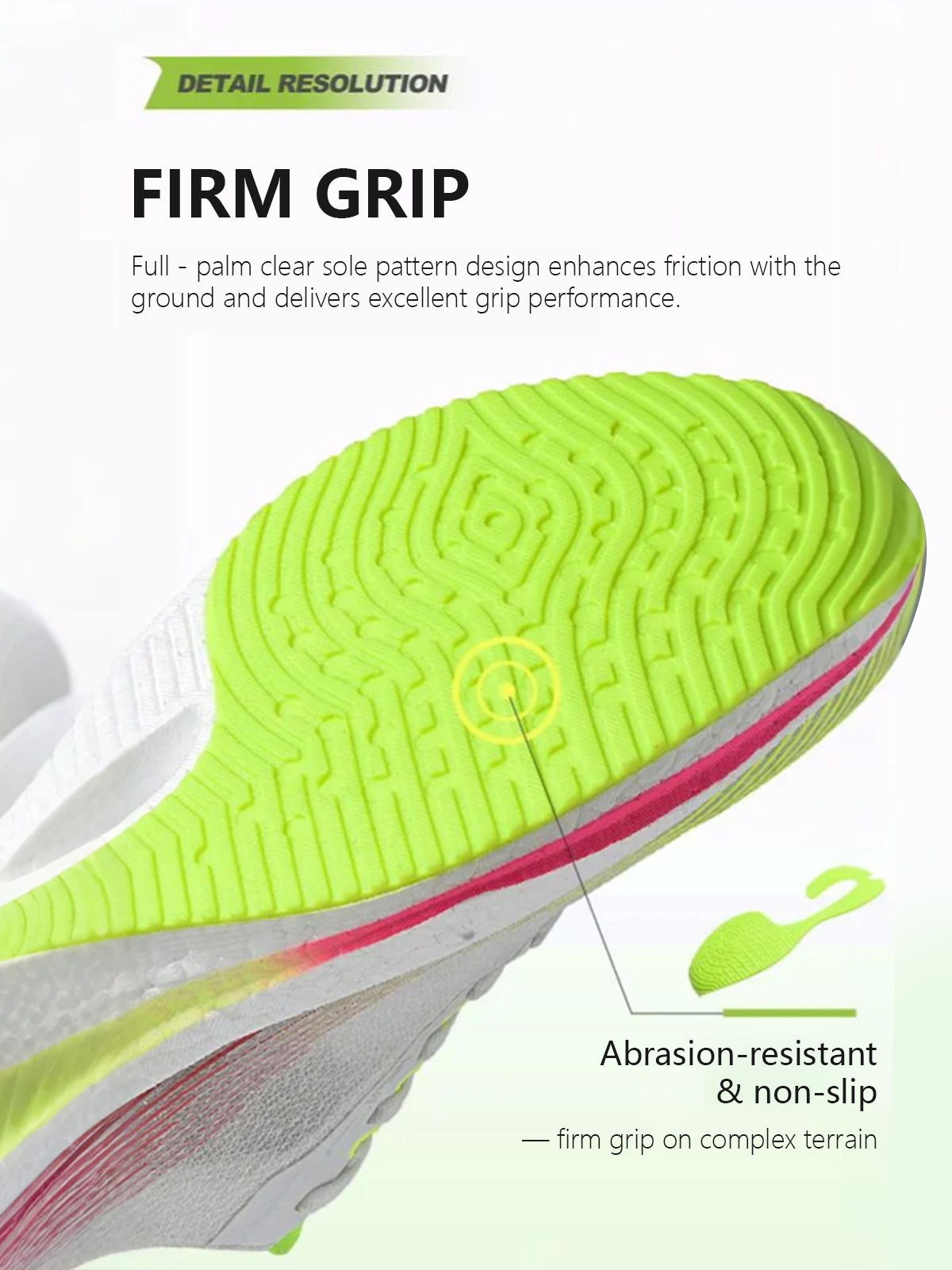 Men's large triangle 2025 autumn and winter new professional anti-skid running shoes, breathable sports shoes