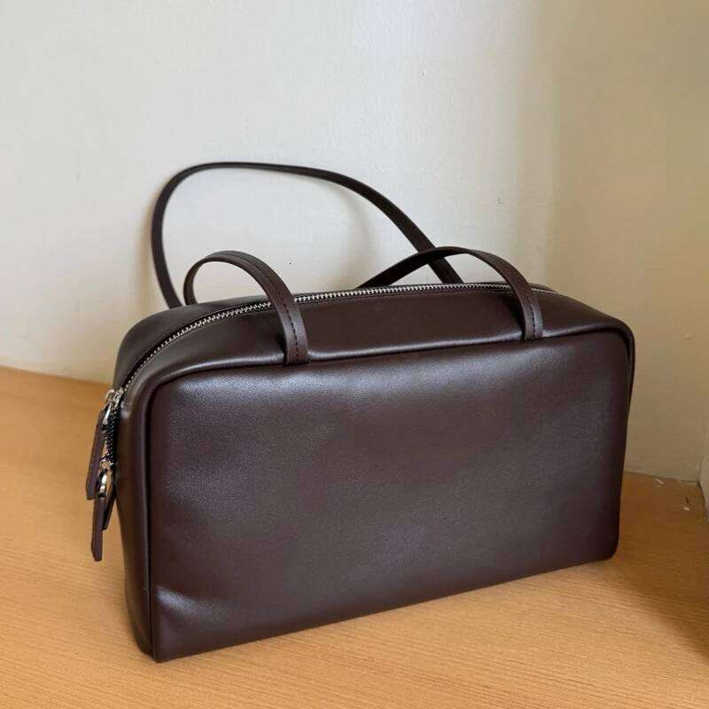Custom Initials Genuine Leather Boston Bags For Women Designer Handbags Purses 2025 New In Cowhide Underarm Shoulder