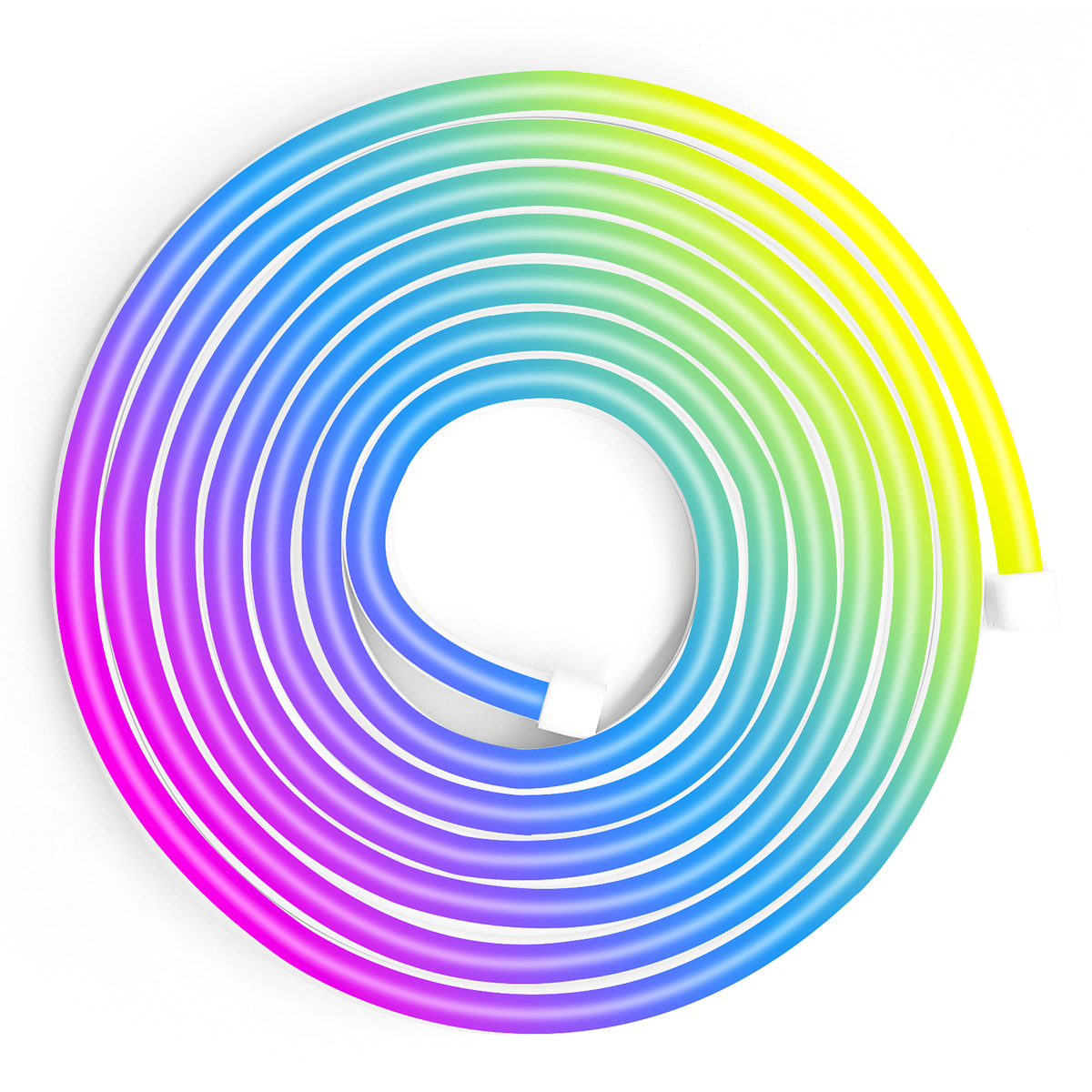 hot smart bluetooth led strip flexible silicone waterproof ip65 color sync music for bedroom tv back outdoor party custom size HCP068