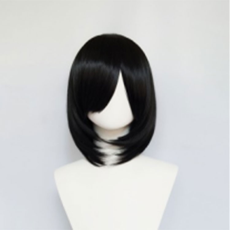 Durable Wavy Human-Like Hairstyle Fiberglass Prosthetic Wig Suitable for Role Play