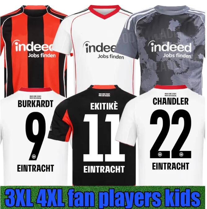 25 26 Eintracht Frankfurt Soccer Jerseys 125th Year Anniversary 2025 2026 MARMOUSH KNAUFF DINA EBIMBE M.GOTZE SKHIRI KOCH CHAIBI football shirt kids kit