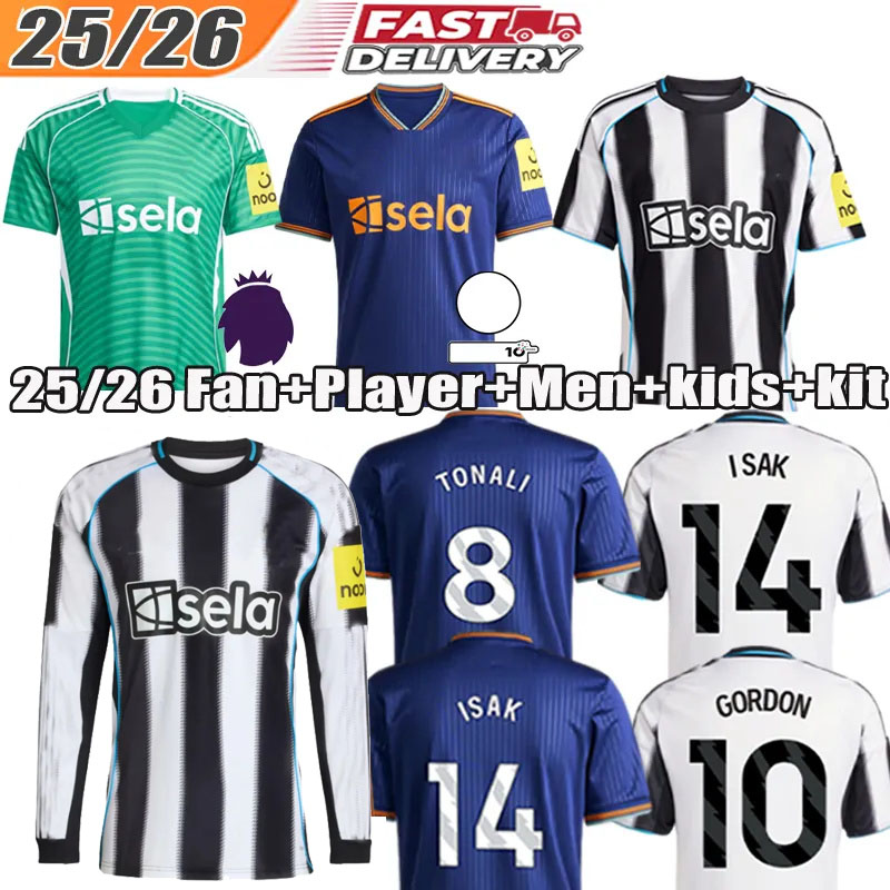 TONALI BRUNO G. 24 25 newcaslte Tle Soccer Jersey ISAK WILSON JOELINTON TRIPPIER ALMIRON GORDON BURN NUFC 2024 2025 Football Shirt MURPHY top Men Kids kit uniforms