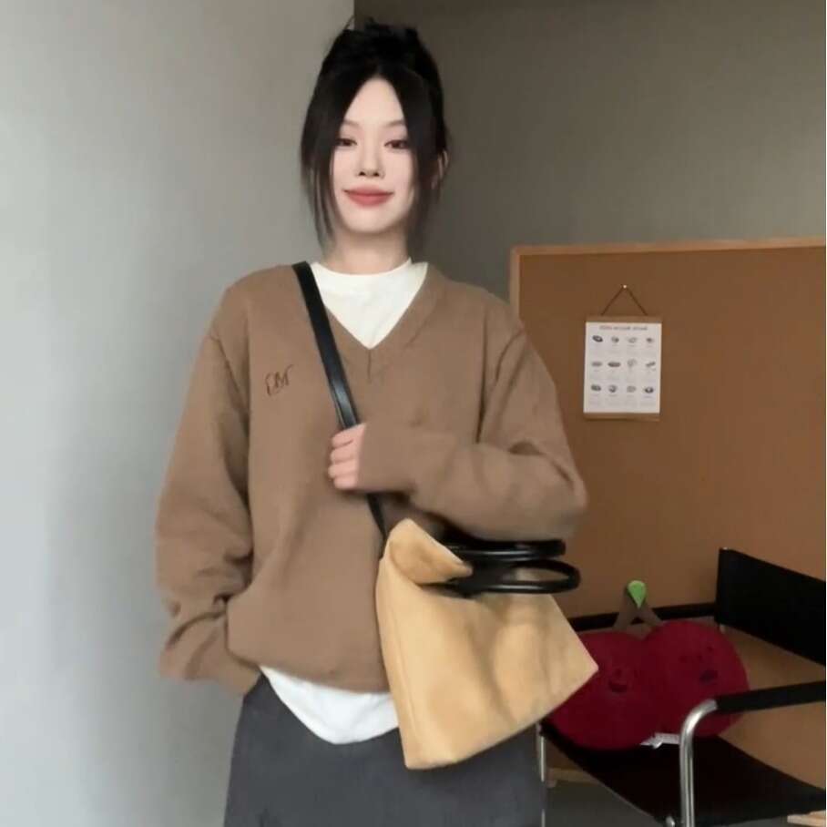 2025 New Korean bags Matte Large Capacity Tote Designer Handbag Luxury Crossbody Briefcase High-end Commuter Shoulder Bag