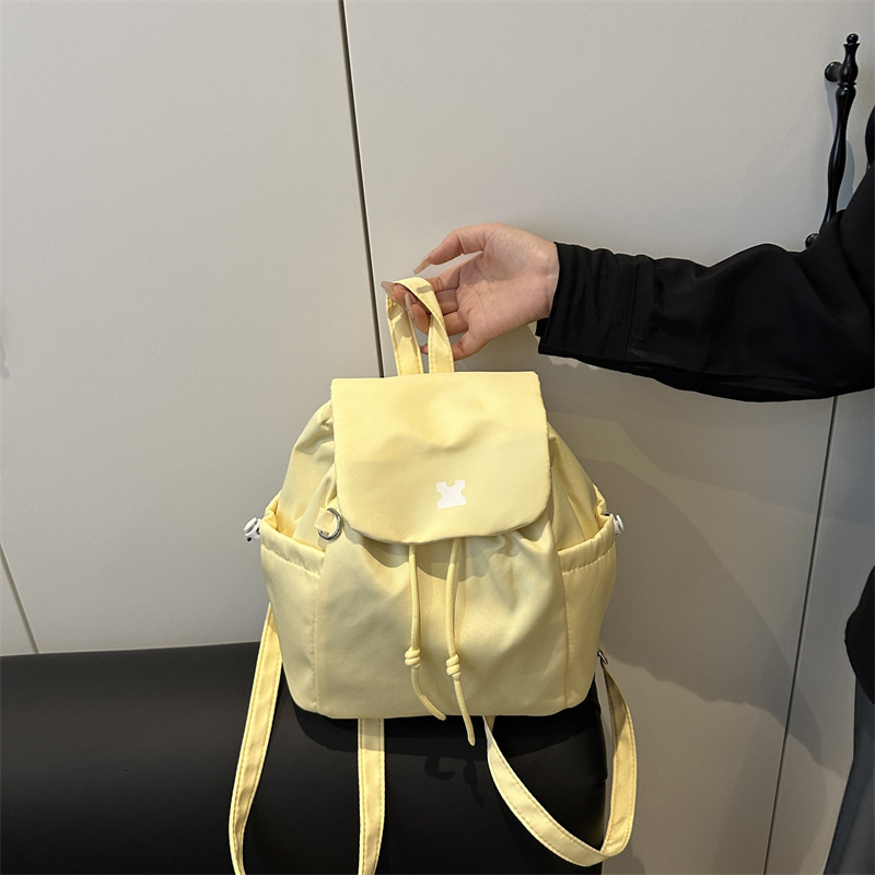 2025 Autumn New Women s Backpack Drawstring Fashion Large Capacity trend Backpack Autumn New Leisure Bag Puzzle Pattern Fashion Backpack New Designer 