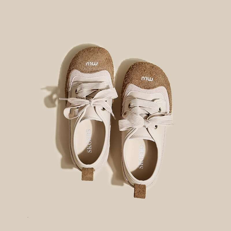 2025 Spring New Women's Matte German Training Shoes Versatile Ugly Cute Comfortable Soft Sole Lace-up Flats