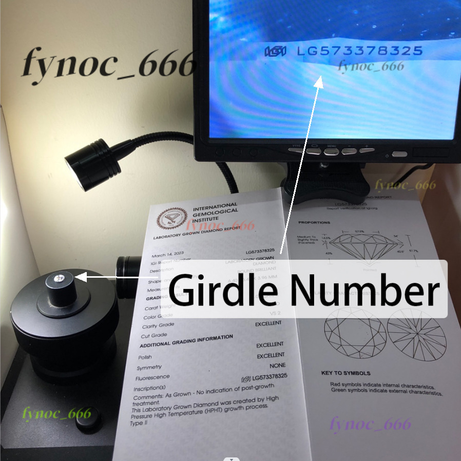 IGI GIA Certificate 0.5ct 1ct 1.5ct 2ct 3ct 4ct 5ct 6ct Wholesale Lab Created Diamond HPHT CVD Lab Grown Diamond