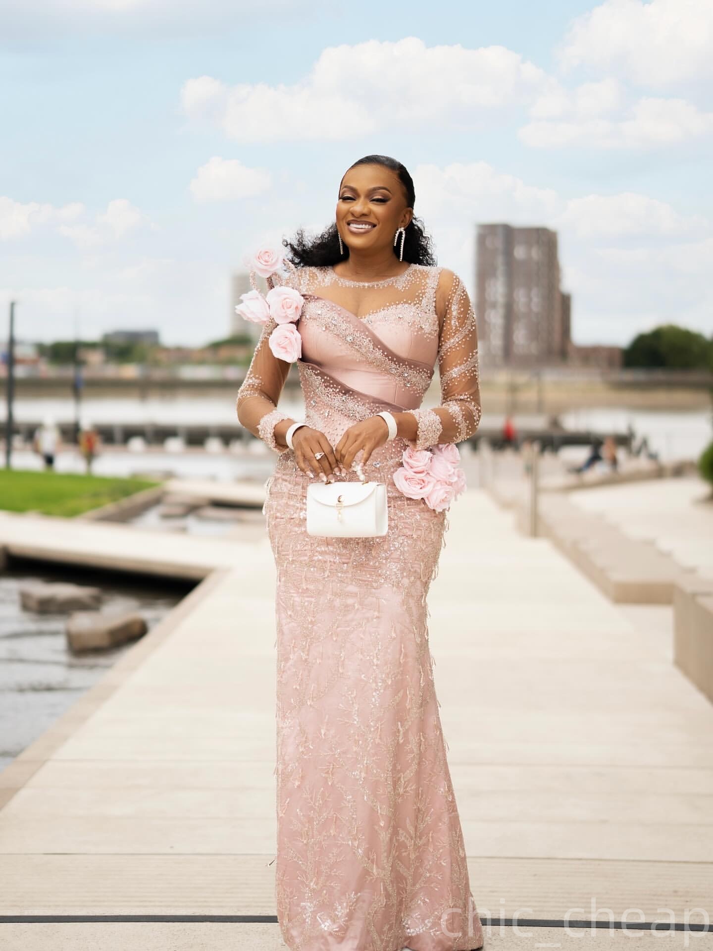 Mermaid Champagne Prom Dresses 2025 Crystals Flowers Beaded Lace Evening Formal Party Second Birthday Engagement Gowns Plus Size Dress For Special Occ