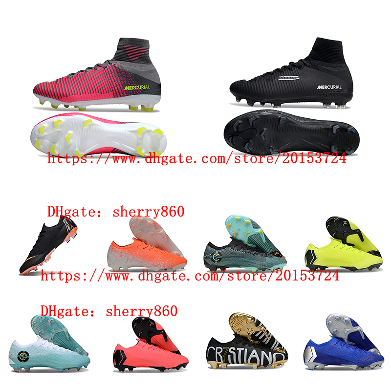 XII Elite FG Mens Low 12 Soccer Shoes Cleats Leather Trainers Footwear botas de futbol Size US 6.5-11