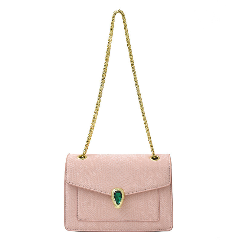 Free Shipping 2025 New Women's Designer Serpentine Diamond Luxury Brand Texture Commuter Women's Small Square Bag Banquet Bag Wallet Makeup 