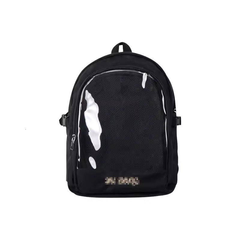 2025 Autumn New Women s Backpack Versatile Cotton Doll Transparent Pain Bag Cute and Soft College Style Student Backpack Autumn New Designer Backpack