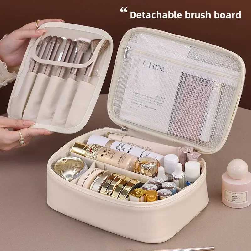1Pc Detachable Womens Makeup Bag Portable Storage Bag Large Capacity Makeup Bag Travel Essential Toiletries Bag Storage Bag Y250808
