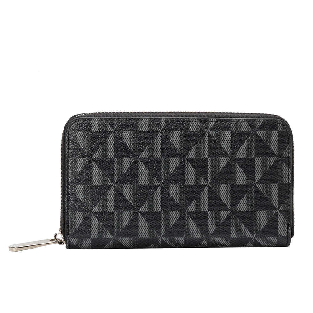 Lacel Urwebin Geometric - Patterned Zip - Around Wallet: 16x2.5x9.5cm Stylish & Functional for Daily Use