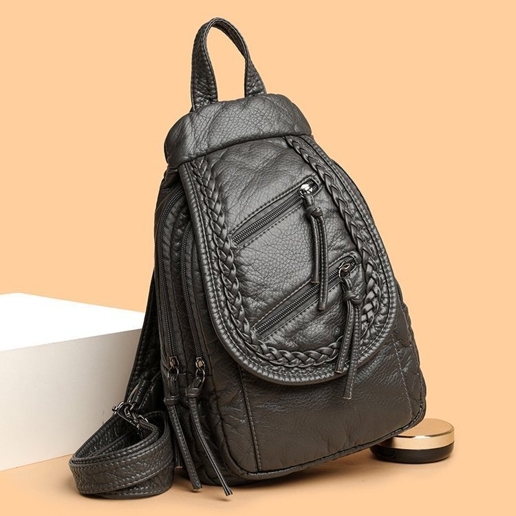 Genuine Leather Washed Designer Bag Three Luxury Bag Colors Free Delivery To Your Door Two Models