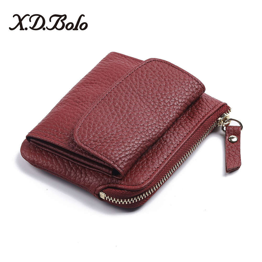 Cowhide Women's Purse New Mini Zipper Coin Bag Wallet designer wallet B5 B5