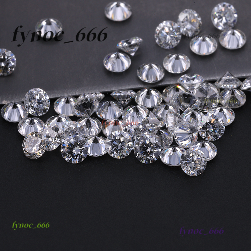 3mm 3.5mm 4mm 4.5mm 5mm 1CT Round Diamond Round DE VS HPHT Diamond Price for Ring Bracelet Necklace None Certified