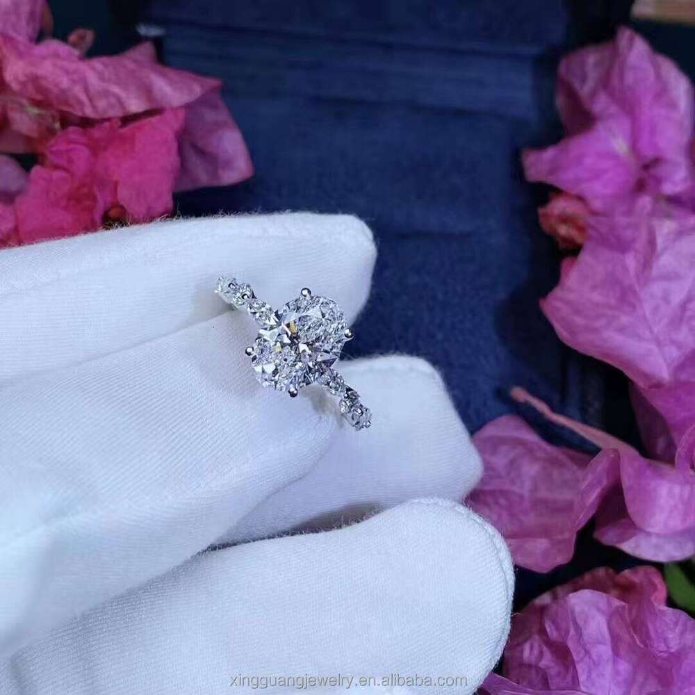 XG Factory Price Custom Grow Ring 10k 14k Solid Gold Fine Rings Lab Dia Jewelry
