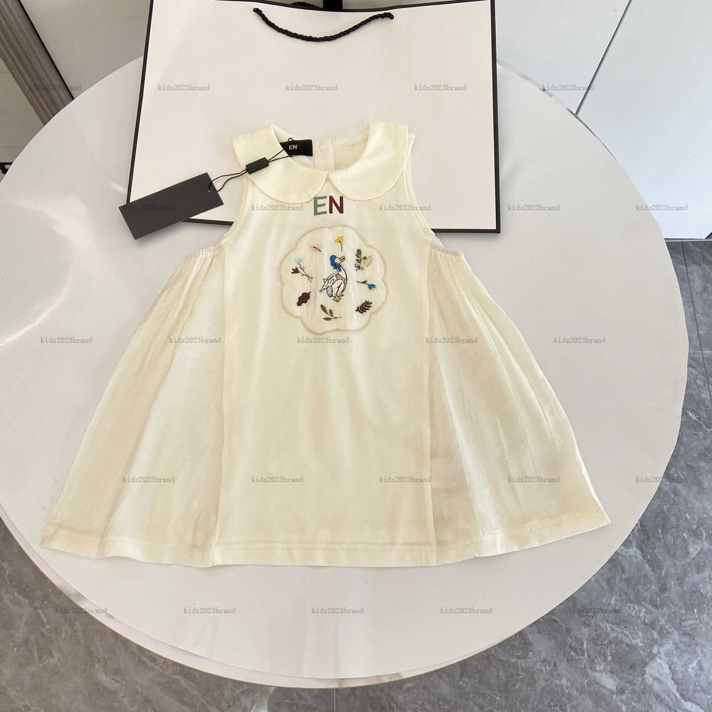 New newborn dress Colorful letter print toddler skirt summer designer infant jumpsuits Various styles bodysuit A136X04N078