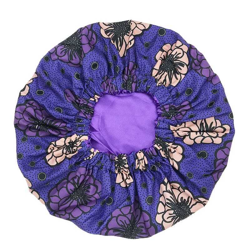 Double Layer Satin Bonnet Silky Sleep Cap for Women Extra Large Reversible Adjustable Satin Cap Sleeping for Curly Natural Hair Z250808